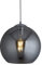 Britalia Polished Chrome & Smoked Glass Dome Shade Vintage Pendant Ceiling Light | 25cm Diameter | 1 x E27 ES Lamp Bulb Required (Not Included) | Retro Design