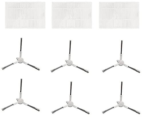 Fantisi Replacement Side Brush HEPA Filter Kit for Zigma Spark 980 981 Robot Vacuum Cleaner Accessories