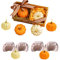 Lot de 2 moules en silicone 3D en forme de citrouille pour décoration d'Halloween