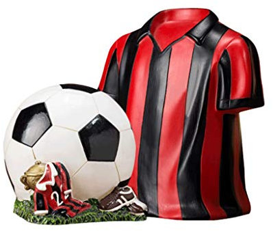 piggy bank Creative Piggy Bank World Cup Football Ball Resin Piggy Bank Personality Boy Adult Change Coin Money Box Festival Gift Money Banks (Color : A)