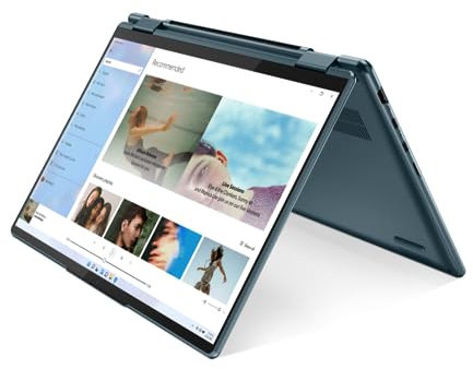 Lenovo Yoga 7 | 14 inch 2.2K 2-in-1 Laptop | Intel Core i7-1255U | 16GB RAM | 512GB SSD | Lenovo Digital Pen | Windows 11 Home | Stone Blue | 2Y Premium Care Included