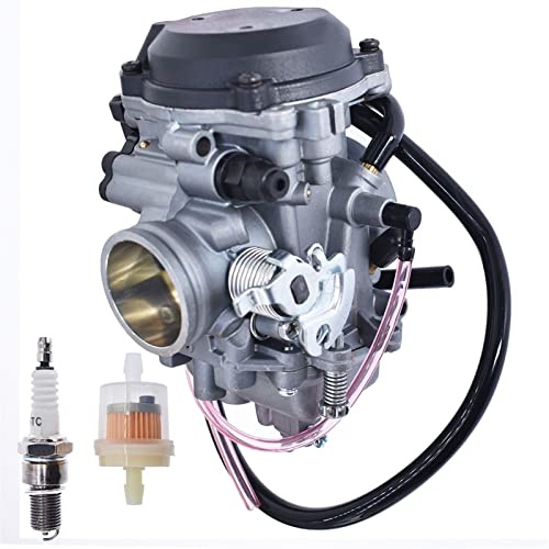 ikdiqew Carb Carburetor Fuel Filter Spark Plug For Yamaha XT225 1992 1993 1994 1995 1996 1997 1998 1999 2000 Multi Tool Carb Carburetor