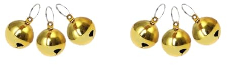 POPETPOP 2sets Halsbandglocken Für Hunde Welpenglocken Mit Siderosphere Haustierzubehör Glockenset 3pcs * 2