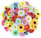 GEFIRE 100 Pcs Fleurs Artificielles Deco,Chrysanthème Artificiel de 4cm de diamètre,Décoration de Chrysanthèmes Artificiels 19 Couleurs,Convient Le Bricolage,Le Mariage,la Fête(Mélanger)