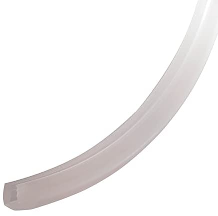 cyclingcolors dichtungsband silikon transparent für Duschabtrennungen, Badewannen, Duschtüren, Dichtung Duschdichtung Glasstärke 4mm 4,5mm Glasscheibe, 3 meter