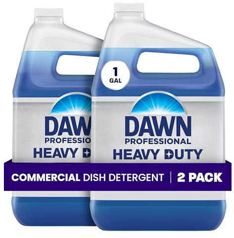 Dawn PRO Heavy Duty Manual Pot and Pan Detergent, Dish Soap Liquid for Dishwashing by Hand, Bulk Concentrate for Commercial Use, 1 gal (Case of 2)