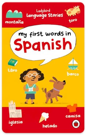 Ladybird Language Stories: My First Words in Spanish – Kids Audiobook Card for Use Player & Mini Bluetooth Speaker, Fun Daytime & Bedtime Stories, Educational Gift for Children Ages 5+