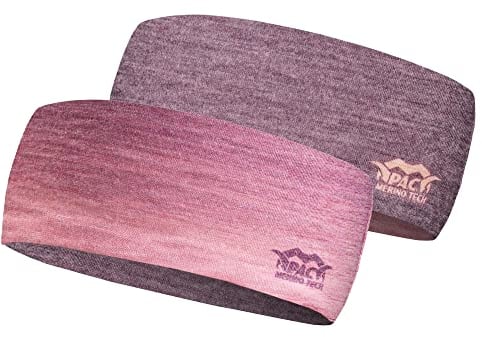 P.A.C. Unisex Pac Recycled Merino Tech Headband Laufbekleidung Stirnband Purplefade - Lila