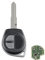 Schlüsselfernbedienung ID46 Chip Autoschlüssel HU87 Klinge kompatibel mit Suzuki Swift SX4 Alto Vitara Ignis JIMNY Splash 433 MHz KBRTS004