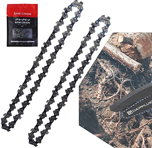 2 mini catena per motosega elettrica da 6 pollici, mini motosega elettrica, 6 pollici, ricambio per mini motosega portatile, catena per sega a catena portatile