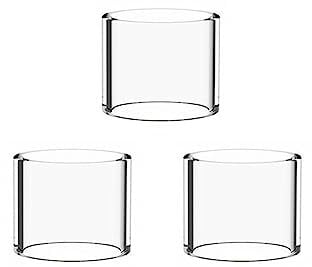 WratryParts - Tanque de vidrio atomizador de 3 piezas, tubo de vidrio recto de burbujas de grasa para Ambition Mods Bishop MTL Rta Tank