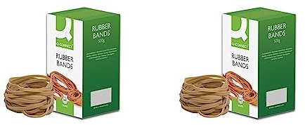 Q-Connect Rubber Bands No.69 150 x 6mm 500g KF10554 (Pack of 2)