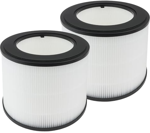 Rebirthcare fy0194 hepa ersatzfilter kompatibel mit philips 800 serie ac0830/10 ac0820/30 ac0820/10 ac0819/10 luftreiniger, 2 stück ersatz fy0194/30 fy0293/30 filter