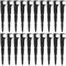 VooGenzek 20 Stücke 16mm Micro Drip Rohrhalter, Bewässerungs-Tropfstützen, Bewässerungs-Stützpfähle, für Schlauch 16mm, für Gemüsegärten, Pflanzen oder Blumenbeete