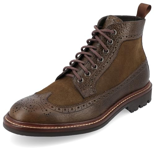 TAFT The Boston Longwing Boot in Olive