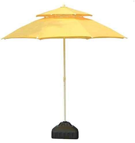 Sonnenschirme Für Den Außenbereich, 7,5 Fuß/230 Cm, Sonnenschirm Für Den Außenbereich, Terrasse, Gartentisch, Mit Druckknopf-Neigung, Für Den Außenbereich, Strand, Kommerzielle Veranstaltungen, Camp