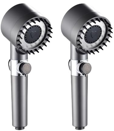 Kavon Shower Head ShowerPRO Increase Pressure Reduce Water Hard Water Filter Shower Head with 3 Spray Jet Modes, Handheld Massage Shower Filter for Adults, Children, and Pets