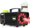 Fuzzix F509L Nebelmaschine Mini mit LED Lichteffekt und 1 Liter Nebelfluid, 500 Watt mit Fernbedienung, Rauchmaschine Party, Smoke Machine mit 9 LEDs RGB, Hochzeiten, Nebelmaschine Halloween, Party