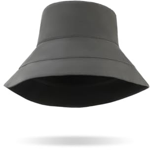 LumiSyne Fischerhut Für Damen Sonnenhut Mit Breiter Krempe UPF 50+ Einfach Einfarbig Atmungsaktive Leinen Eimerhut Mit Faltbar Krempe Strandhut Sommerhut Für Reisen Urlaub Camping Wandern Angeln