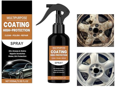 Car Coating Spray, Auto Versiegelungsspray, Autolack Reparatur & Glanzschutz, 100ml Glänzende UV-Schutz Versiegelung Zur Politur & Reinigung Von Fahrzeuglack