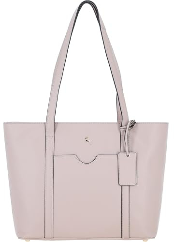 Ashwood Women’s Real Leather Shoulder Bag, Elegant Top-Handle Tote with 3 Internal Pockets, External Pocket & Gold Hardware, Stylish Genuine Leather Handbag for Work, Shopping & Everyday Use: 64668