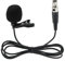 Lavalier Lapel Tie Clip-on Vacuum Tube Microphone MINI XLR 4Pin, Black