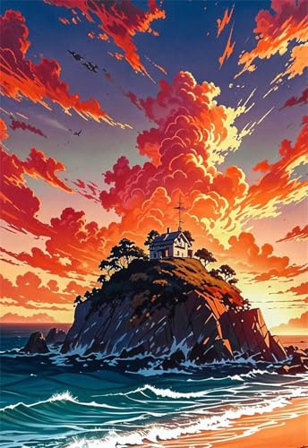 Island Scenery Jigsaw Puzzles for Adults 1500 Piece Challenging Puzzle Games, Difficult Hard Jigsaw Puzzles for Man and Woman, 1500 Pieces Puzzles for Adults