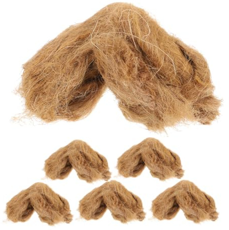 Mipcase Jute Feueranzünder 6 Stück aus Jute, Tragbar und Leicht für Draußen
