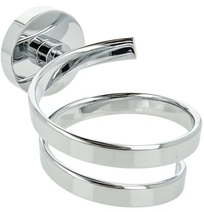 tecuro 8000 Wandhalter für Haartrockner - Metall hochglanzverchromt