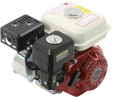 Motor de gasolina de 4 tiempos, 7,5 CV 212cc, motor para kart, motor fijo, motor de carga pesada, motor industrial, motor refrigerado por aire de cuatro tiempos, motor auxiliar, arranque con cable