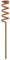 Berkley Spiral Rod Holder, Red