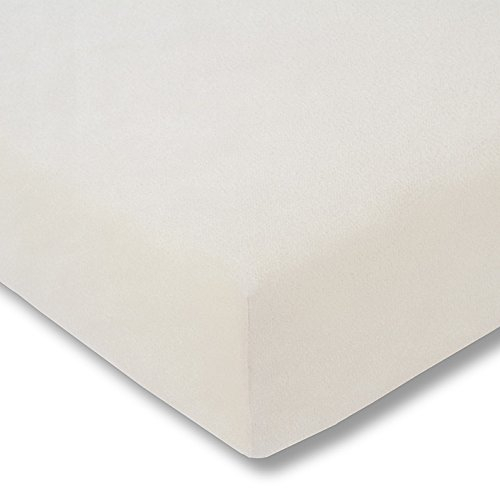 Estella Samt-Velours Spannbettlaken Spannbetttuch 180x200-200x200 cm in 25 Farben (elfenbein (110))