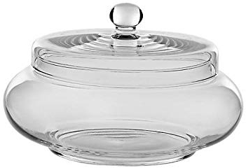 CRISTALICA Bonboniere Candy Famous 22cm Keksdose Gefäß mit Deckel Vorratsdose Klarglas