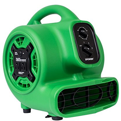 Xpower p-230at, 1/5 HP, 800 CFM 3/Mini, Air, mit 3-hour Timer und integrierter Dual für Daisy-Chain, 848025023419 150.00W
