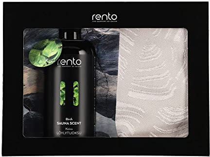 Rento Geschenk Set Saunaduft Birke + Sauna-Sitztuch