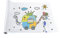 rabbitgoo Whiteboard Folie, Selbstklebende Weißwandtafel Folie Whiteboard Sticker DIY Whiteboardfolie Kreidetafel Wandaufkleber mit Whiteboard Stift - Weiß 44.5 x 199 cm (1 Pack)