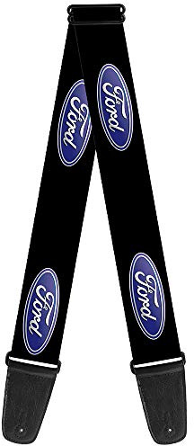 Buckle-Down GS-WFE001 Guitar Strap - Ford Oval Logo REPEAT