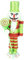 Christmas Concepts® 30cm (12 ) Glitzer Schaum Weihnachten Nussknacker Soldat Dekoration Weihnachtsdekoration (grün)