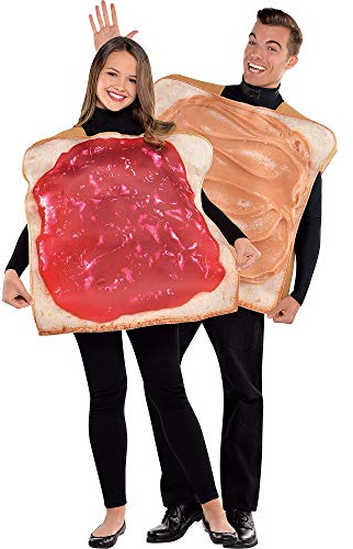amscan (PKT) Adult PB & Jelly Costume Tunic (Standard)