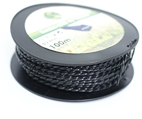 100m Mähfaden Trimmerfaden Ersatzfaden Motorsense für STIHL Freischneider, verschiedene Formen - 4-Kant, 6-Kant, Sternform, Twist (100m / Twist / 2,4mm)