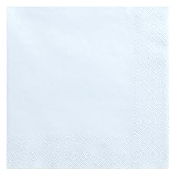 Servietten, 3-lagig, Himmelblau, 33x33cm, 20 Stck./Pckg. SP33-1-011J
