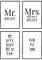 Heimlich® Premium Poster Set OHNE Bilderrahmen | 4 x DIN A4 - ca. 21x30 | Stilvolle Poster Collagen mit passenden Motiven als Wandbilder Wohnzimmer » Mr. & Mrs «