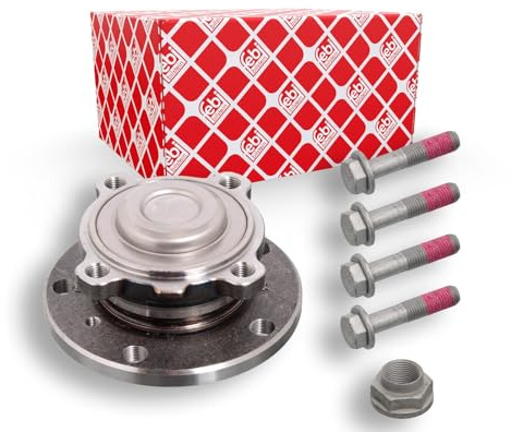 febi bilstein 102877 Wheel Bearing Kit with wheel hub and fastening screws, pack of one