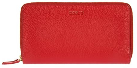 BRIC'S - Brieftasche Doppelter Reißverschluss Marmolada, Rot, 19,5x11x3,5 cm
