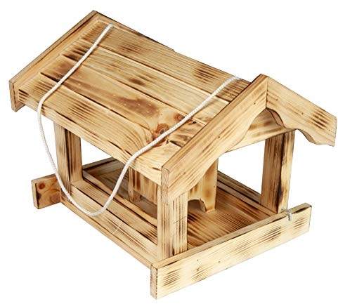 Windhager Vogelfuttersilo GILFERT, Vogelhaus, Futterhaus für Vögel, Vogelhäuschen, Vogelfutterstation zum Aufhängen, Vogel-Silo, 07239
