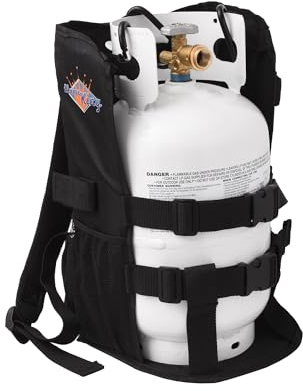Flame King Propan-Tank-Rucksack für 2,3 kg oder 4,5 kg Zylinder zur Unkrautverbrennung (Tank und Taschenlampe separat erhältlich)