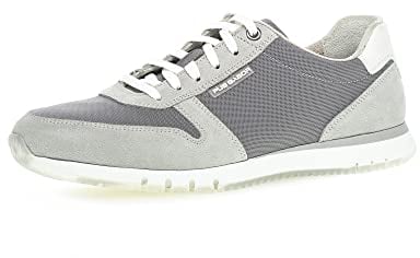 Pius Gabor Herren Sneaker Low,Halbschuhe,Wechselfußbett,zertifiziertes Leder,Superflex Sohle,Kork-Zwischensohle,lt.Grey/ash,46 EU / 11 UK