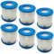 YanBan 6pcs Pool Filters Compatible with Best-way VII Cartridge Pump, for Intex Type D 58283E Hot Spring Spa Pools, 4.21 x 3.74 x 2.05''
