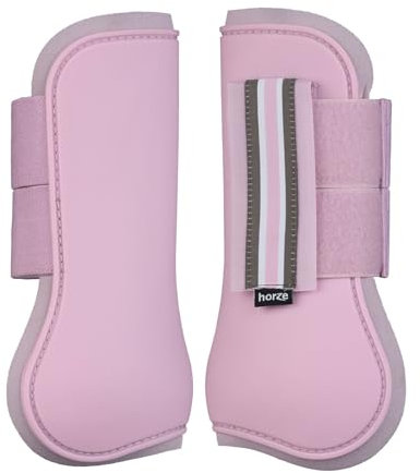 HORZE Pferde Gamaschen Adepto, 2er Set, Rosa, XF