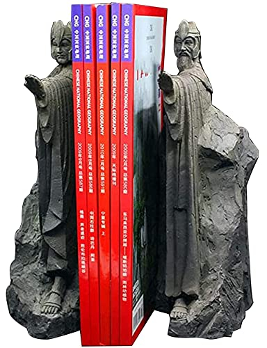 KLQJNP Serre-Livres Seigneur des Anneaux Hobbit Décoration de Livre en résine, classeur décoratif et intercalaires, Bleu, Grand